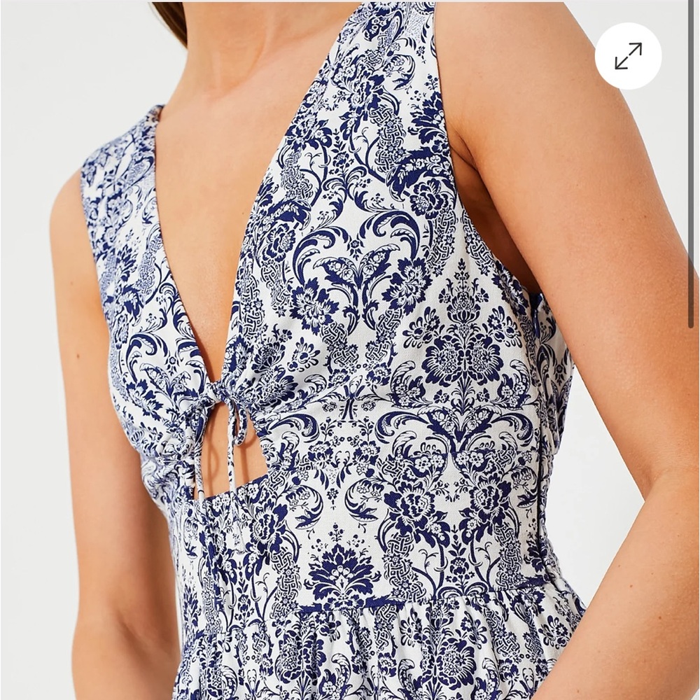 HYACINTH HOUSE
Navy Scroll Print Toula Dress - Picture 2 of 11